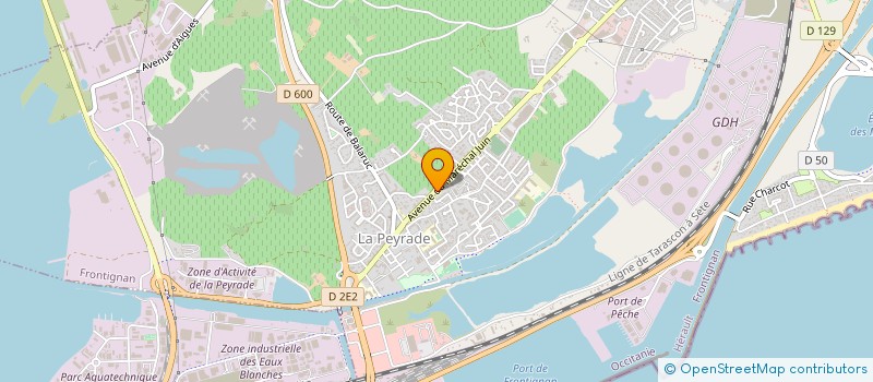 localisation de l'entreprise MONSIEUR CEDRIC FABRI  FRONTIGNAN