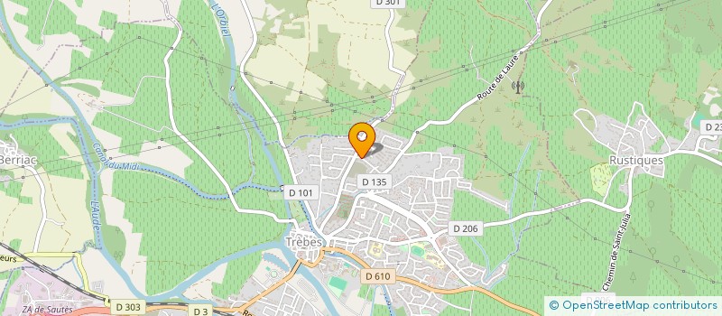 localisation de l'entreprise MONSIEUR CEDRIC FACOMPRE  TREBES