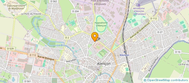 localisation de l'entreprise MONSIEUR CEDRIC FALCONNET à ALENCON