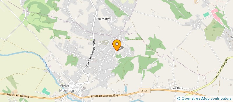 localisation de l'entreprise MONSIEUR CEDRIC FARRET  VIVIERS-LES-MONTAGNES