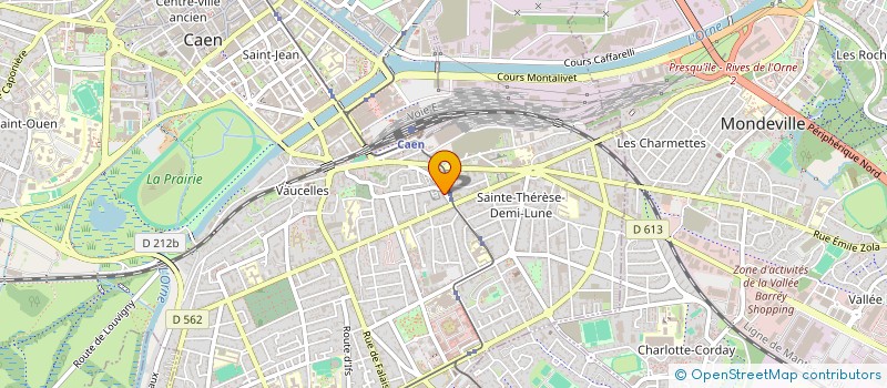 localisation de l'entreprise MONSIEUR CEDRIC FAUNY à CAEN