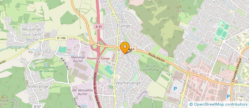 localisation de l'entreprise MONSIEUR CEDRIC FAURE  THIONVILLE