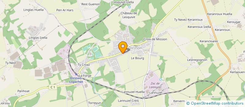 localisation de l'entreprise MONSIEUR CEDRIC FAUTREL à DIRINON