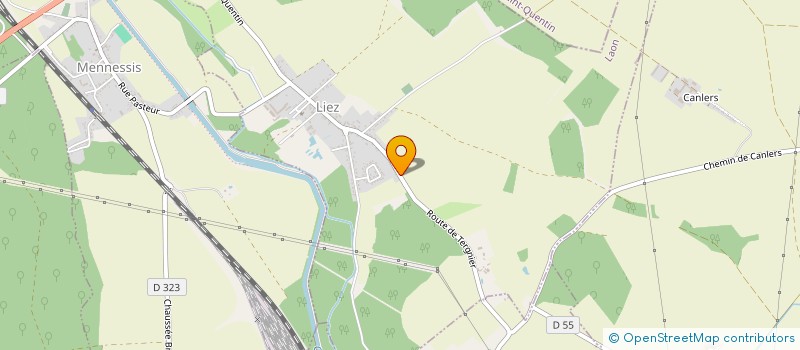 localisation de l'entreprise MONSIEUR CEDRIC FAVEREAUX  LIEZ