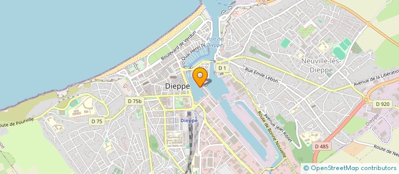 localisation de l'entreprise MONSIEUR CEDRIC FECAMP à DIEPPE