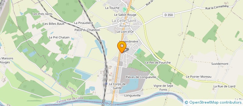 localisation de l'entreprise MONSIEUR CEDRIC FEISTL  LA CELLE-SAINT-AVANT