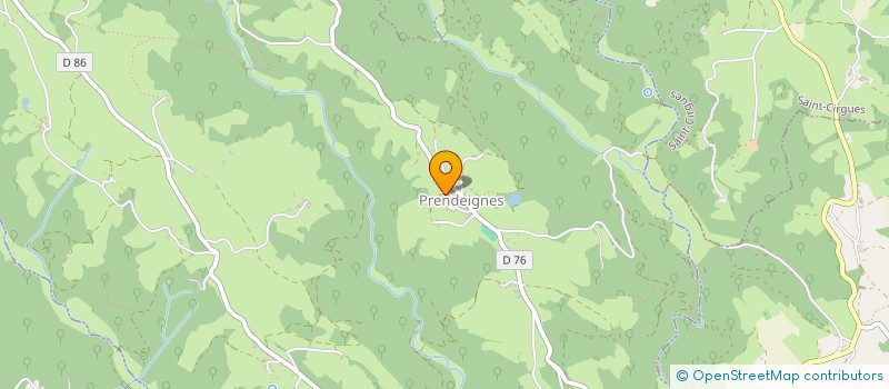 localisation de l'entreprise MONSIEUR CEDRIC FEL  BAGNAC-SUR-CELE