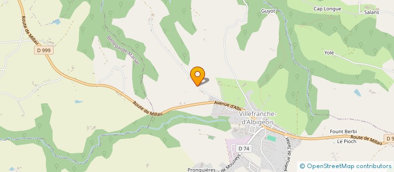 localisation de l'entreprise MONSIEUR CEDRIC FERLAT  VILLEFRANCHE-D'ALBIGEOIS