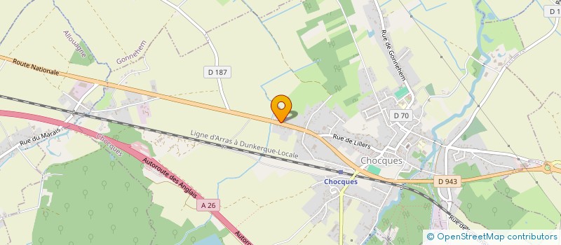 localisation de l'entreprise MONSIEUR CEDRIC FERNAND  CHOCQUES