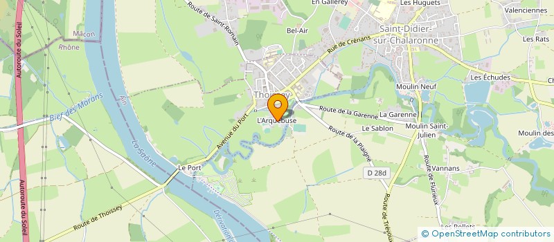 localisation de l'entreprise MONSIEUR CEDRIC FERNANDES  THOISSEY