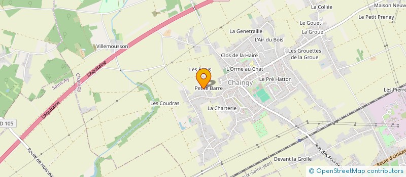 localisation de l'entreprise MONSIEUR CEDRIC FERNANDEZ  CHAINGY