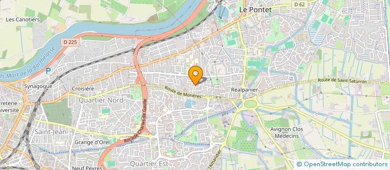 localisation de l'entreprise MONSIEUR CEDRIC FERNANDEZ  LE PONTET