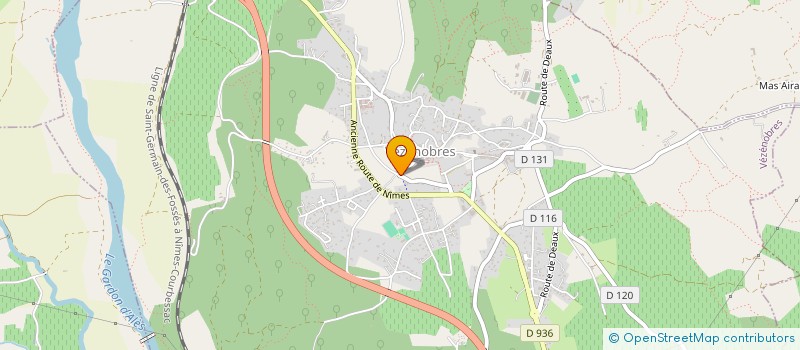 localisation de l'entreprise MONSIEUR CEDRIC FERRAND  VEZENOBRES