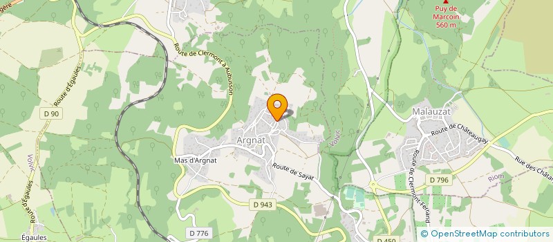 localisation de l'entreprise MONSIEUR CEDRIC FERRANDON  SAYAT