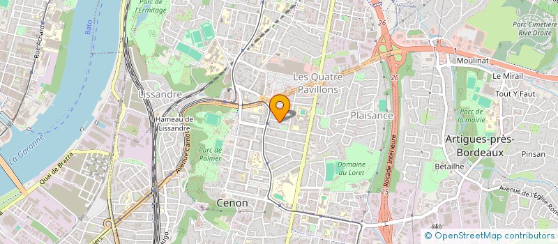 localisation de l'entreprise MONSIEUR CEDRIC FILATREAU  CENON