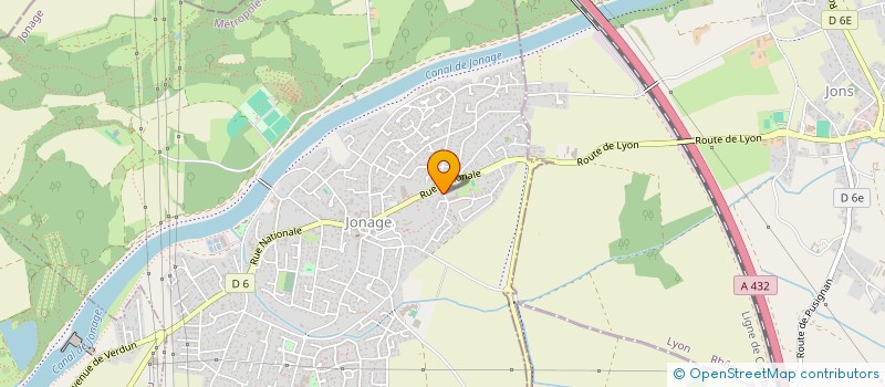 localisation de l'entreprise MONSIEUR CEDRIC FILLON  JONAGE