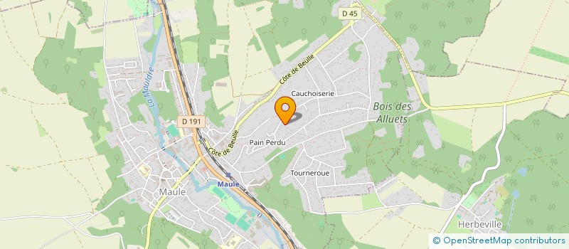 localisation de l'entreprise MONSIEUR CEDRIC FITOUSSI  MAULE