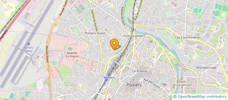 localisation de l'entreprise MONSIEUR CEDRIC FLAVIC  POITIERS