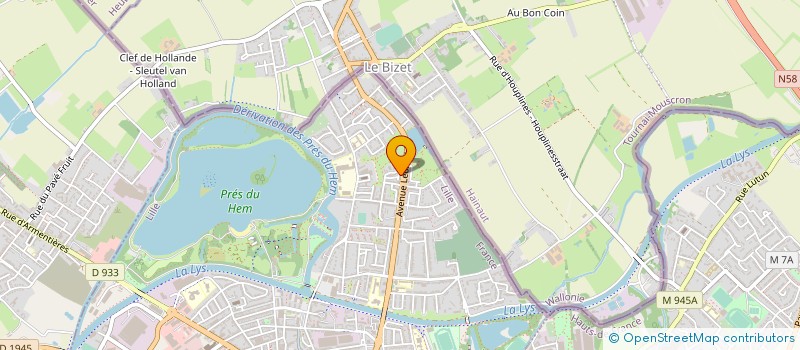 localisation de l'entreprise MONSIEUR CEDRIC FLENNIAU  ARMENTIERES