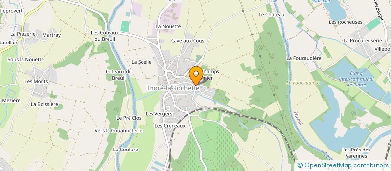 localisation de l'entreprise MONSIEUR CEDRIC FLEURY  THORE-LA-ROCHETTE