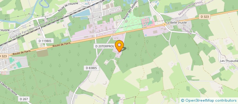 localisation de l'entreprise MONSIEUR CEDRIC FLEURY  SOULITRE