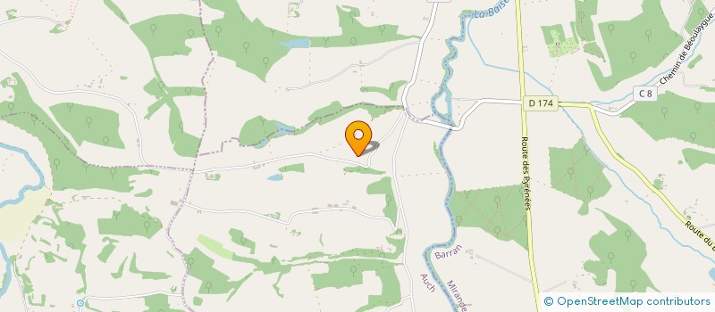 localisation de l'entreprise MONSIEUR CEDRIC FLOURETTE  MIRANNES