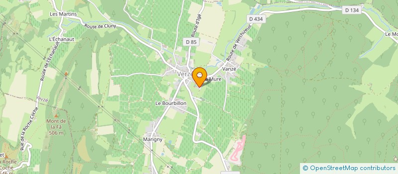 localisation de l'entreprise MONSIEUR CEDRIC FONTAINE  VERZE