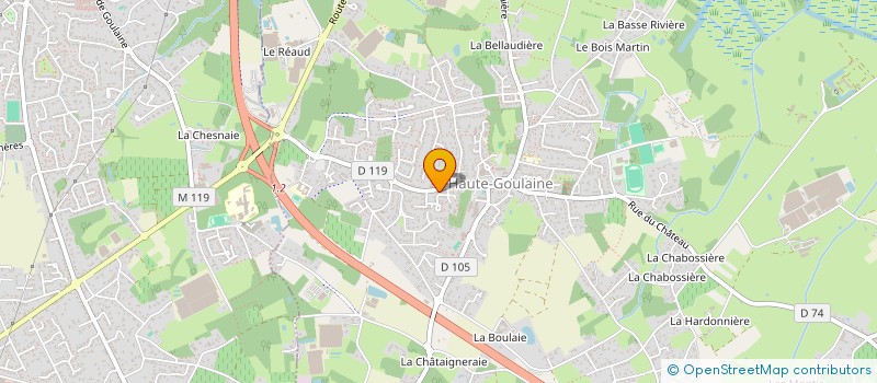 localisation de l'entreprise MONSIEUR CEDRIC FONTAINE  HAUTE-GOULAINE