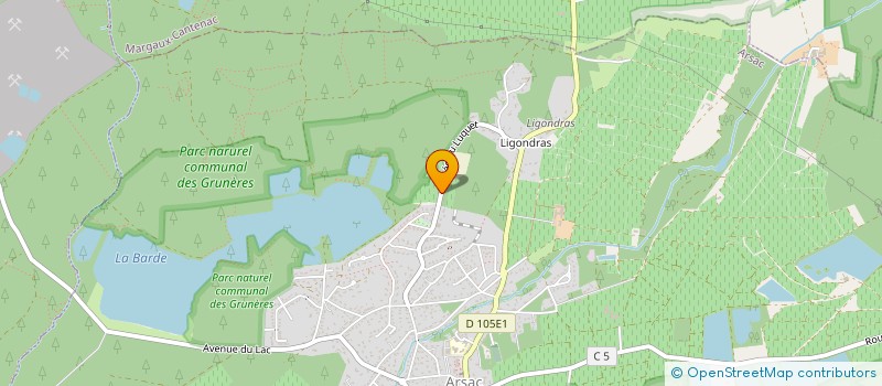 localisation de l'entreprise MONSIEUR CEDRIC FORT  ARSAC