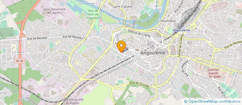 localisation de l'entreprise MONSIEUR CEDRIC FORTIER à ANGOULEME