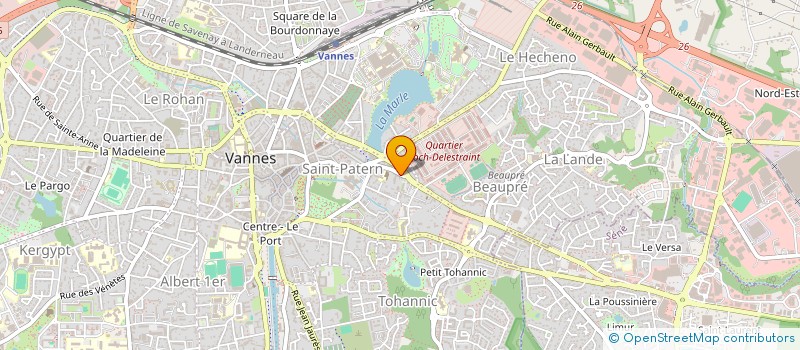 localisation de l'entreprise MONSIEUR CEDRIC FOUCAUD à VANNES