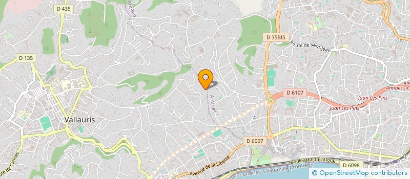 localisation de l'entreprise MONSIEUR CEDRIC FOUQUET  VALLAURIS