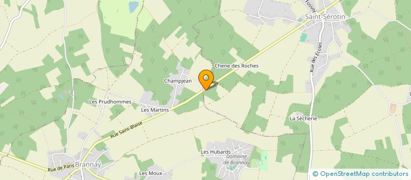 localisation de l'entreprise MONSIEUR CEDRIC FOURNIER à SAINT-SEROTIN