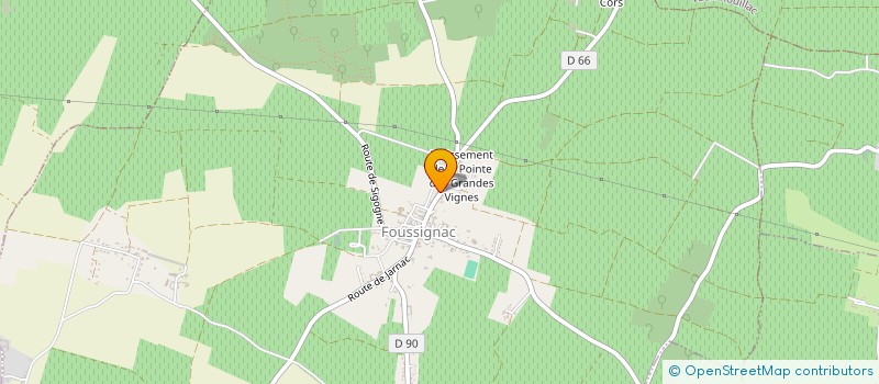 localisation de l'entreprise MONSIEUR CEDRIC FOURNIER à FOUSSIGNAC
