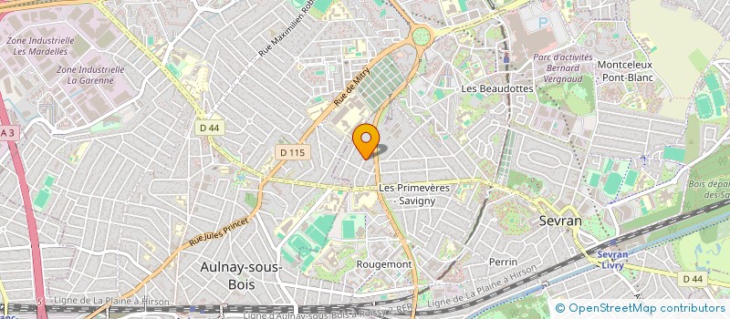 localisation de l'entreprise MONSIEUR CEDRIC FOURNIER  SEVRAN