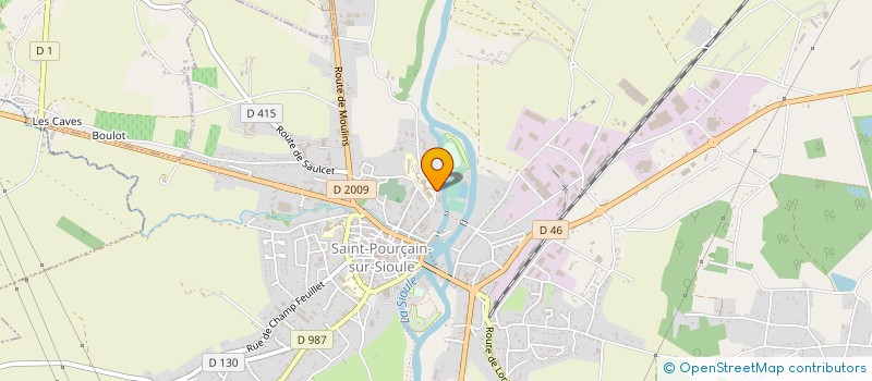 localisation de l'entreprise MONSIEUR CEDRIC FOUTOILLET  SAINT-POURCAIN-SUR-SIOULE