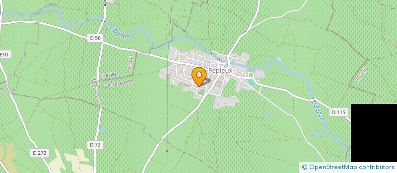 localisation de l'entreprise MONSIEUR CEDRIC FRAISSE  PEPIEUX