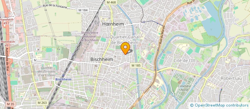 localisation de l'entreprise MONSIEUR CEDRIC FRANCOIS  HNHEIM