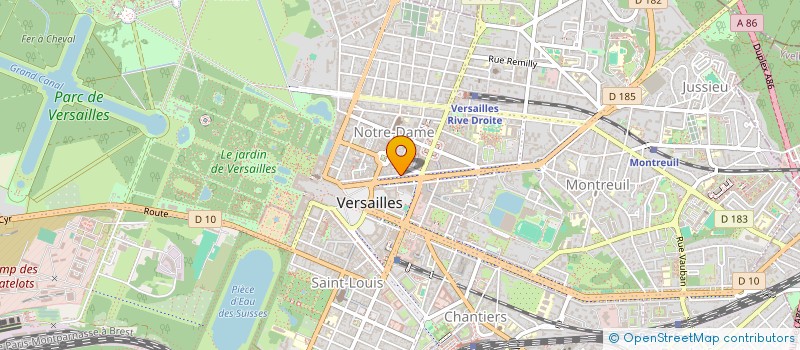 localisation de l'entreprise MONSIEUR CEDRIC FRANCOIS à VERSAILLES