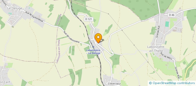 localisation de l'entreprise MONSIEUR CEDRIC FRANCOIS  LABOISSIERE-EN-THELLE