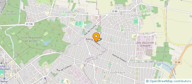 localisation de l'entreprise MONSIEUR CEDRIC FRANTZ  COUBRON