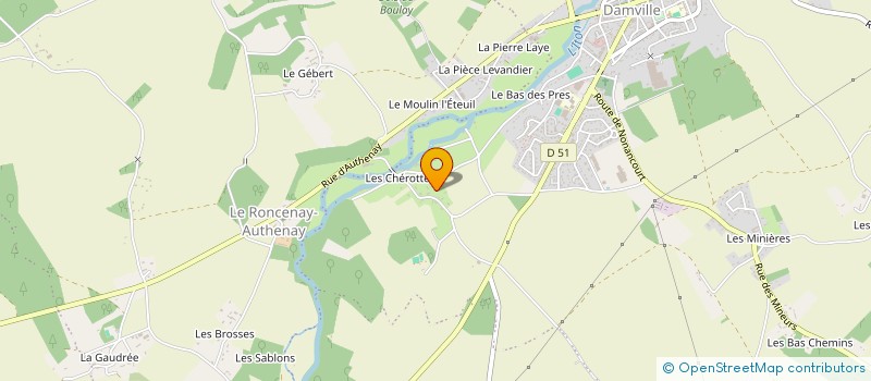 localisation de l'entreprise MONSIEUR CEDRIC FRICHOT  MESNILS-SUR-ITON