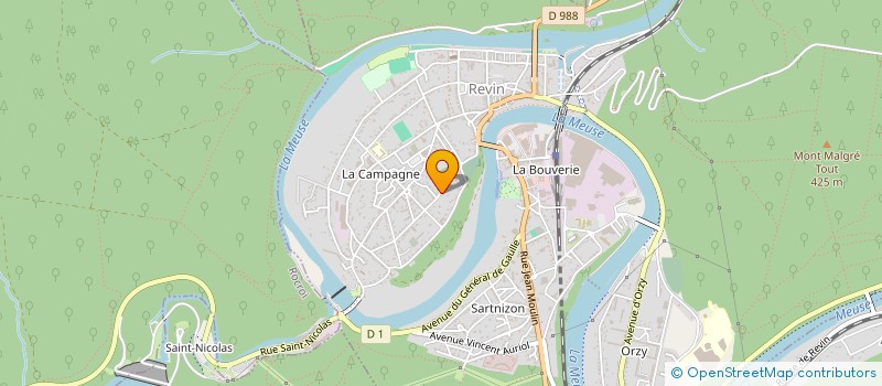localisation de l'entreprise MONSIEUR CEDRIC FRITTE à REVIN