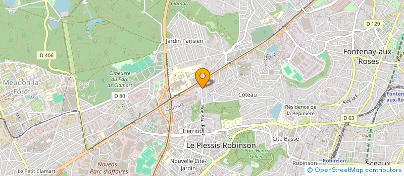 localisation de l'entreprise MONSIEUR CEDRIC FRITZ à CLAMART