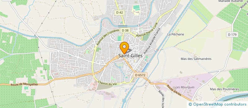 localisation de l'entreprise MONSIEUR CEDRIC FUSTER  SAINT-GILLES