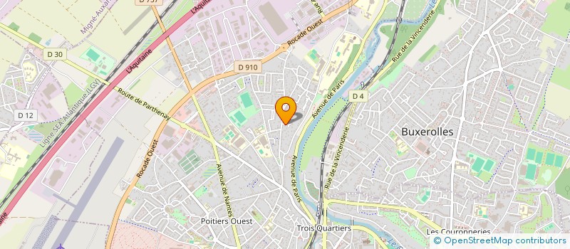 localisation de l'entreprise MONSIEUR CEDRIC GABOREAU à POITIERS
