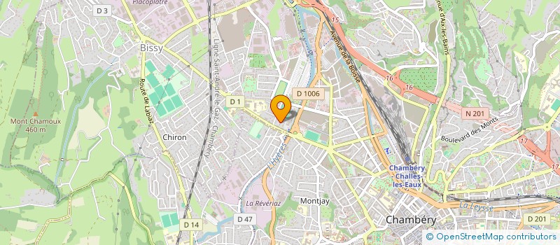 localisation de l'entreprise MONSIEUR CEDRIC GACHET  CHAMBERY