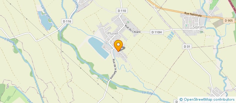 localisation de l'entreprise MONSIEUR CEDRIC GAGNARD  PONCEY-SUR-L'IGNON