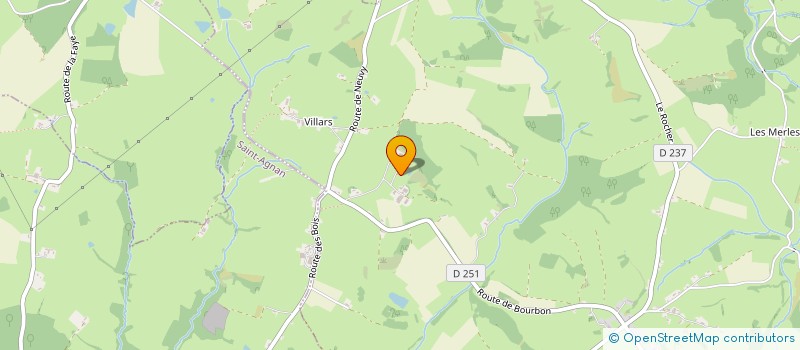 localisation de l'entreprise MONSIEUR CEDRIC GAGNAUD  GUERREAUX (LES)