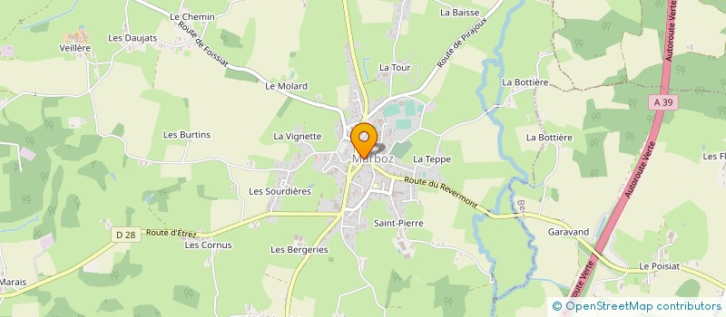 localisation de l'entreprise MONSIEUR CEDRIC GAGNE à MARBOZ